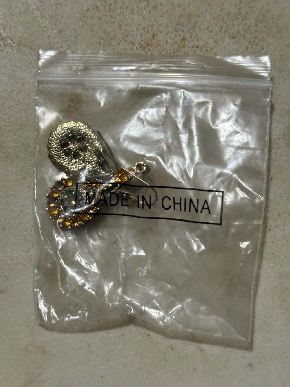KC Bronze and Cooper Angel Brooch/Pin Fall Motif W/ Sunflower and Wheat 20 Packs